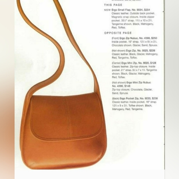 Coach Ergo Flap, No. 9034, 1998, Shoulder Bag In Mahogany Brown. - Picture 15 of 15